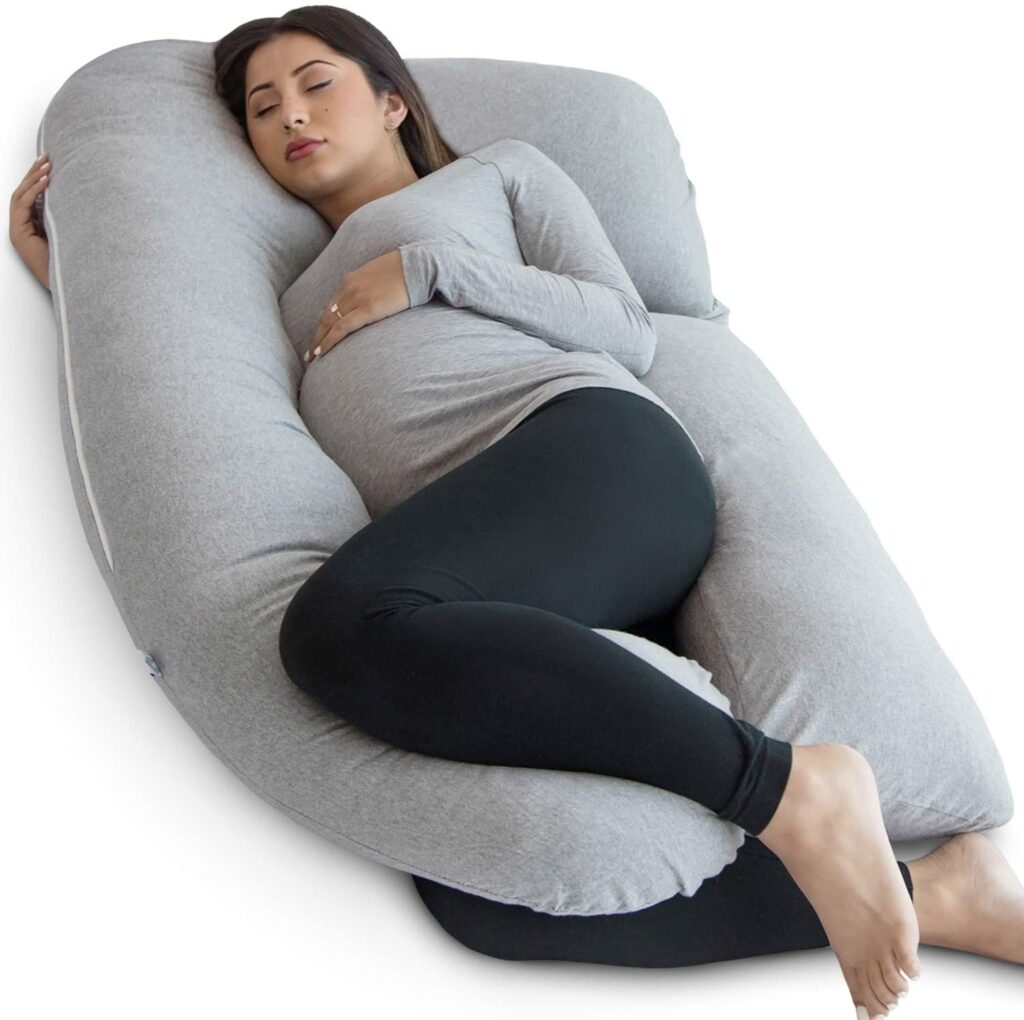 (56% OFF) Pregnancy Pillow, U-Shape Full Body Pillow and Maternity Support