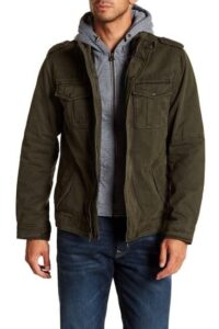 Levi’s Faux Shearling Lined Hooded Military Jackets On Sale For 60% Off!