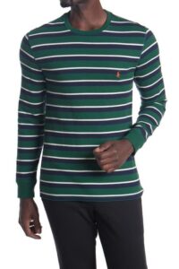 Polo Waffle Knit Stripe Sweater On Sale 44% Off!